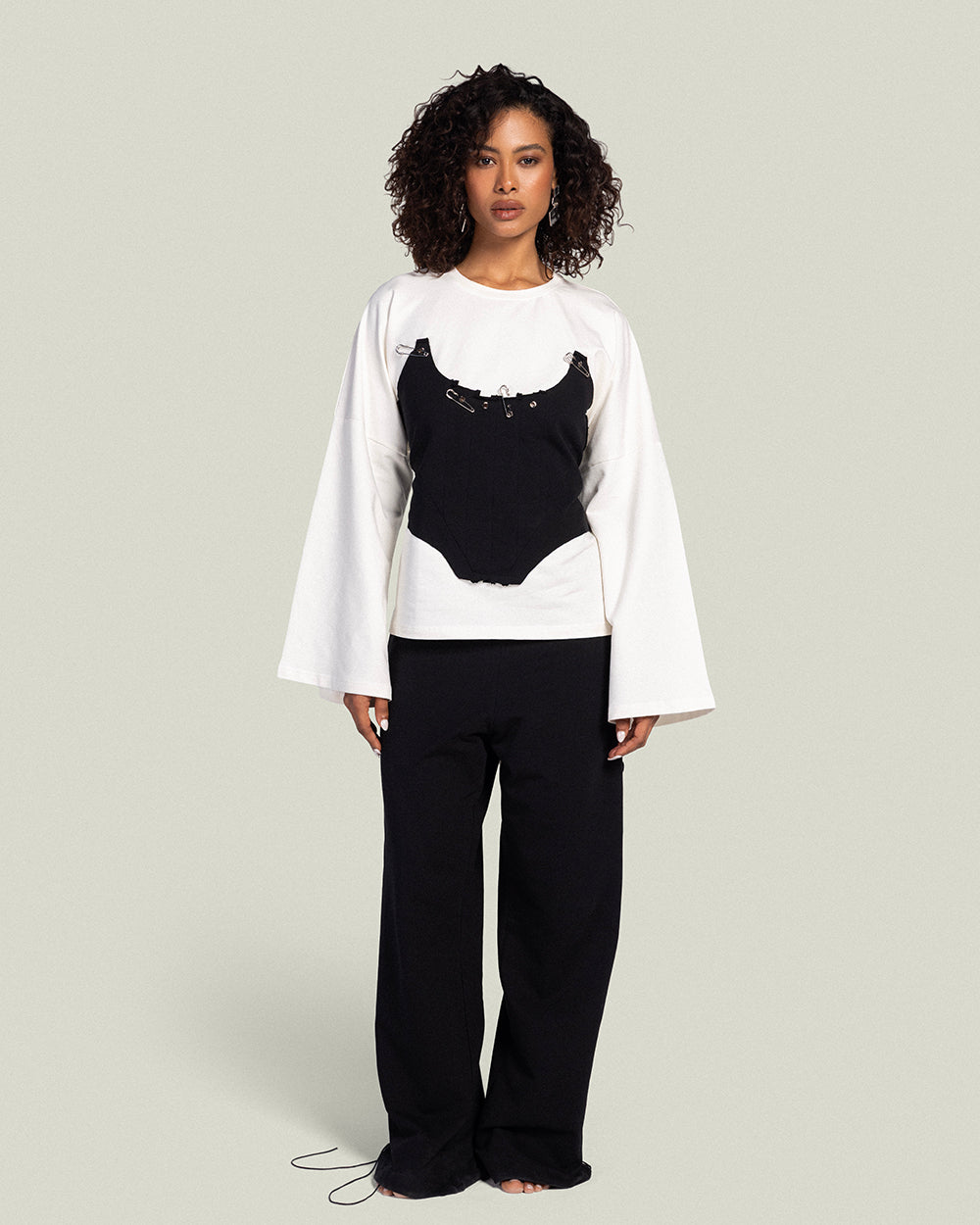 The Eyelets Sweatpants - Noir