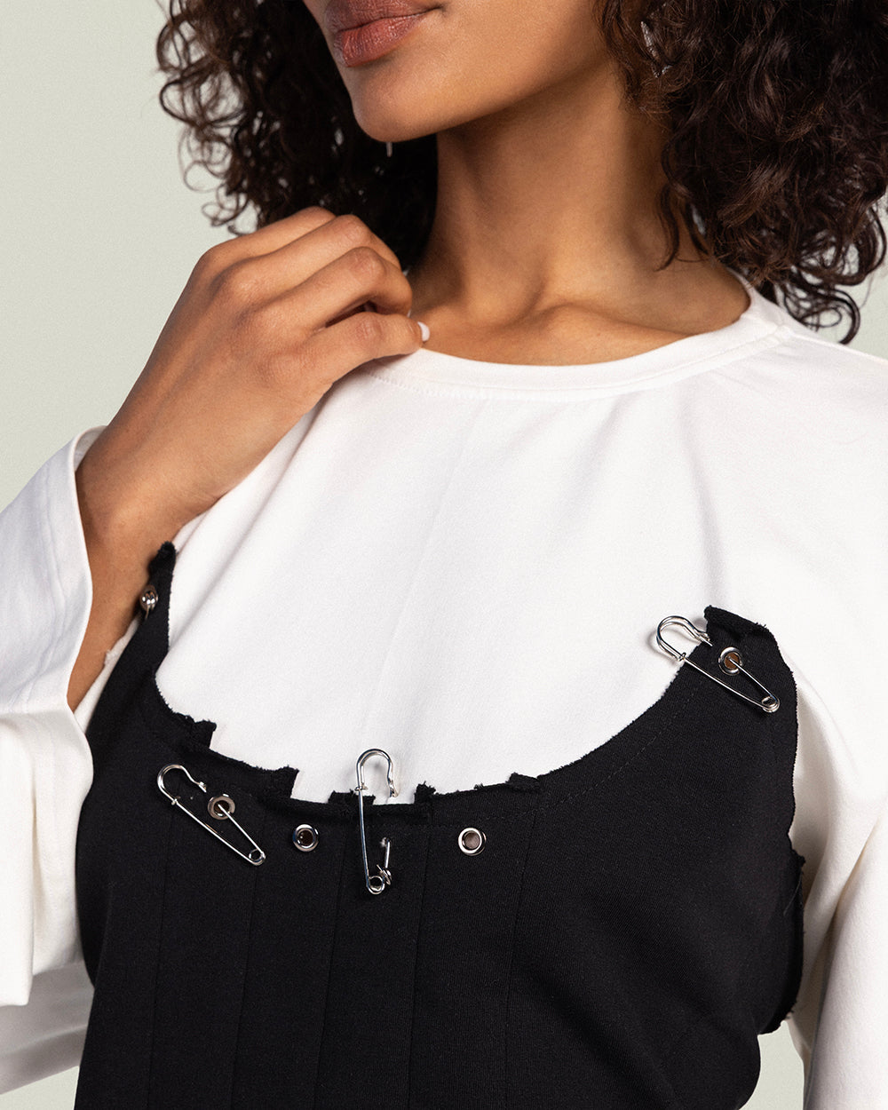 The Corset T-shirt - Noir