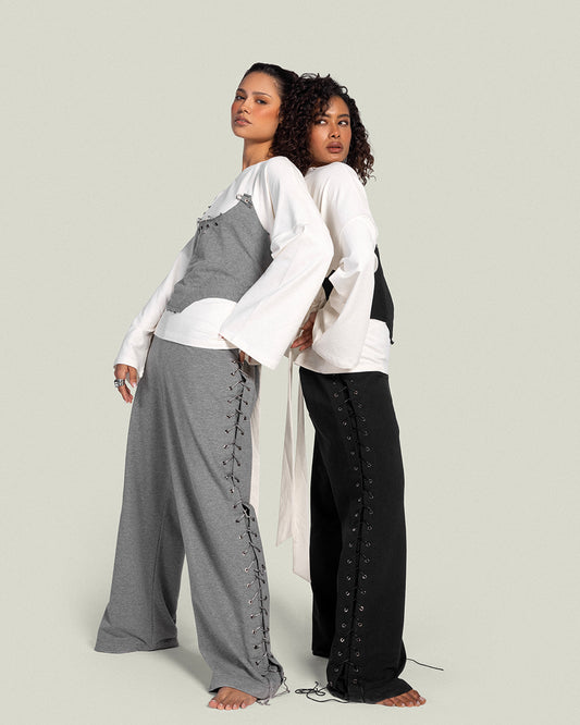 The Eyelets Sweatpants - Noir