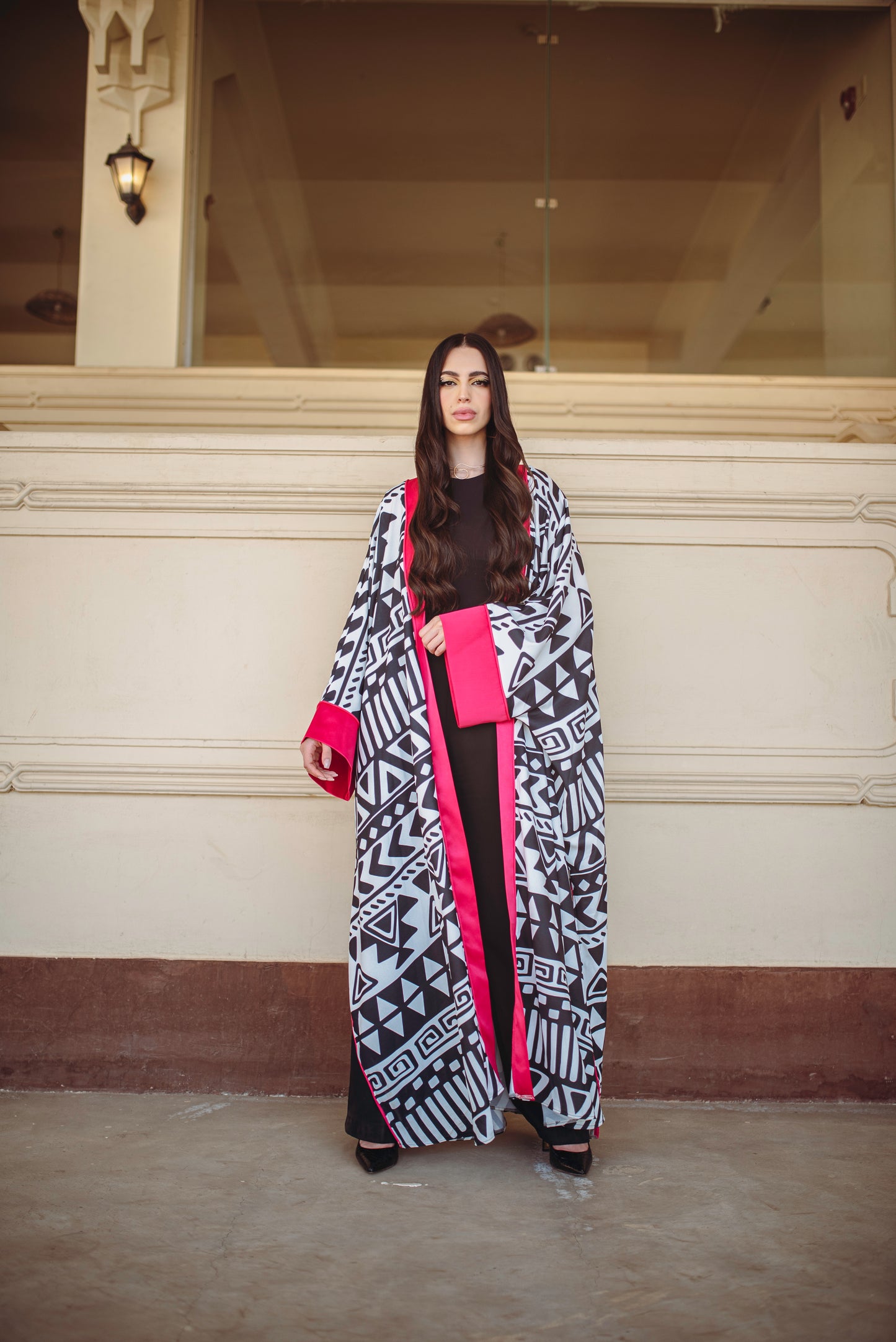 Geometrical Print Kaftan