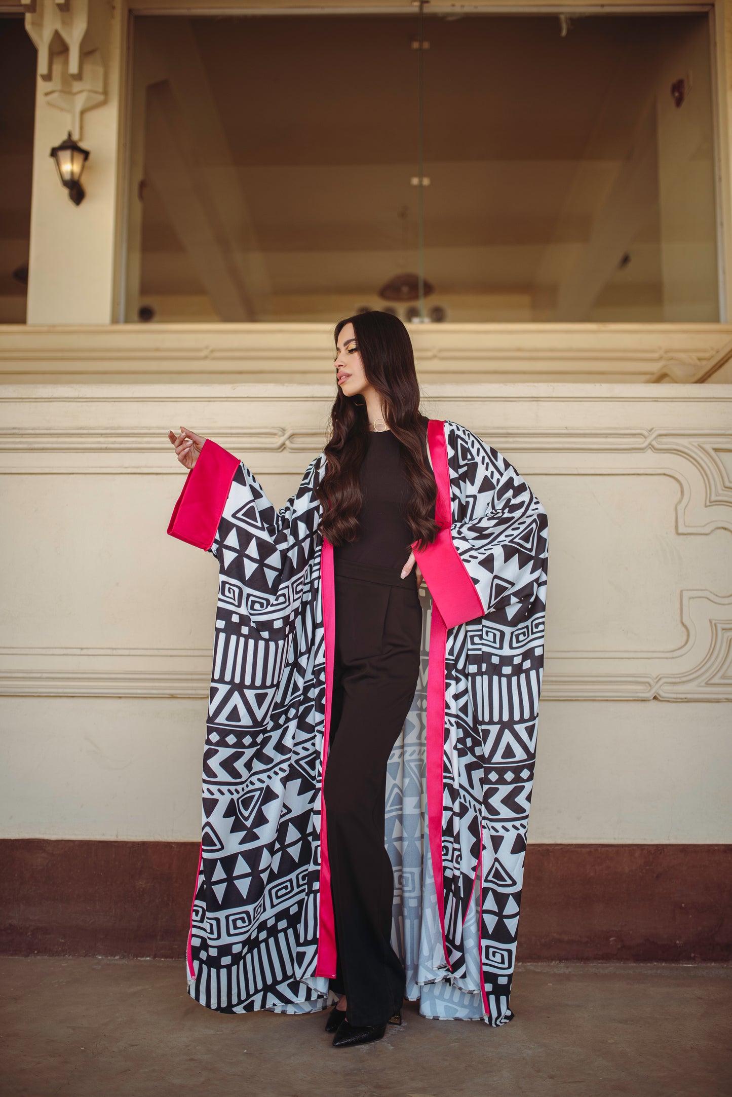 Geometrical Print Kaftan